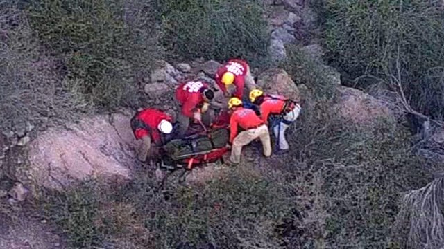 Injured Hiker Rescued, Falls Off Cliff In Superstition Mountains ...