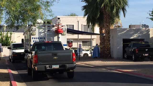 Police are investigating an overnight homicide near I-17 and Bell Road. (Source: KPHO/KTVK)