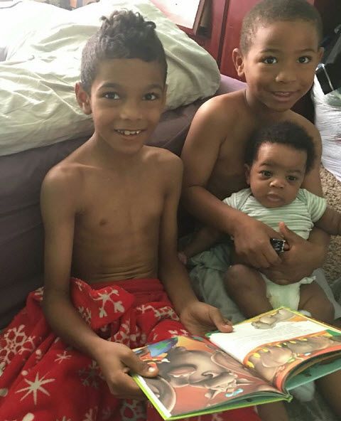 Young victims: Jaikare Rahaman, 8 yrs Jeremiah Adams, 5 yrs Avery Robinson, 2 months  (Source: Family photo)