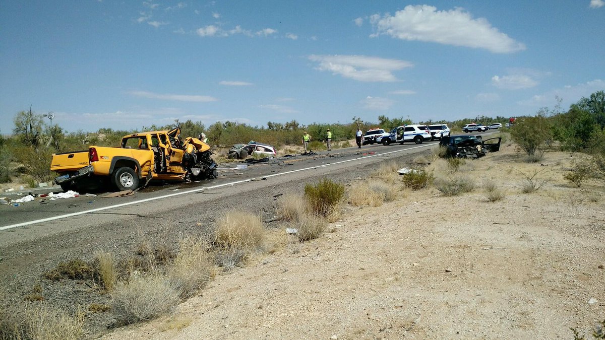 2 killed, two hurt in headon crash north of Wickenburg Arizona's Family