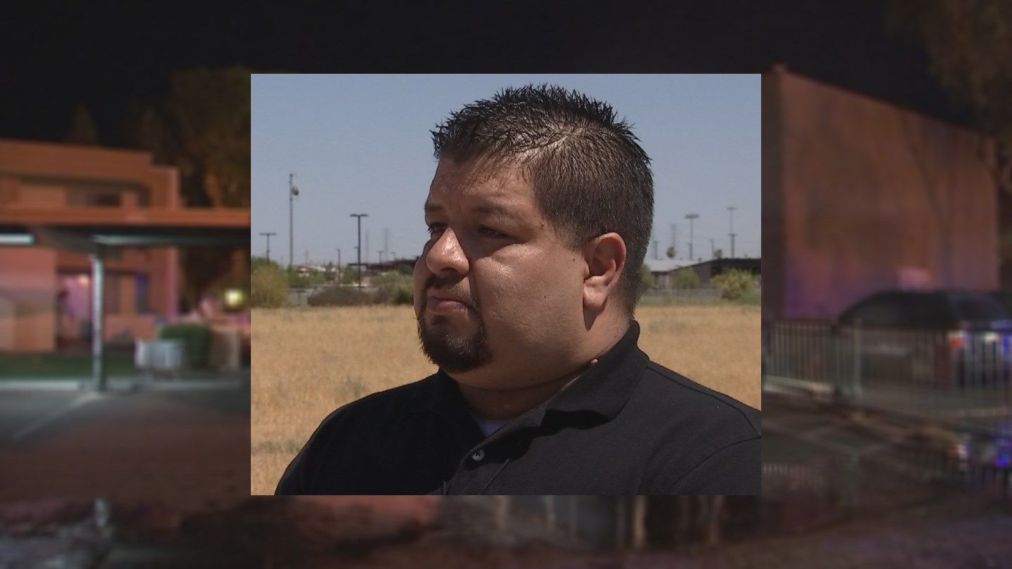 Rudy Mercado helped save lives during an apartment fire in Phoenix. (Source: KPHO/KTVK)