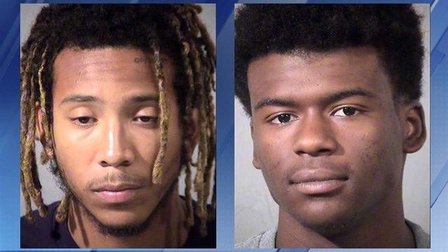 Salem Ornelas (left) and Talmontrai Taylor are being held on suspicion of felony murder charges. (Source: Maricopa County Sheriff's Office)