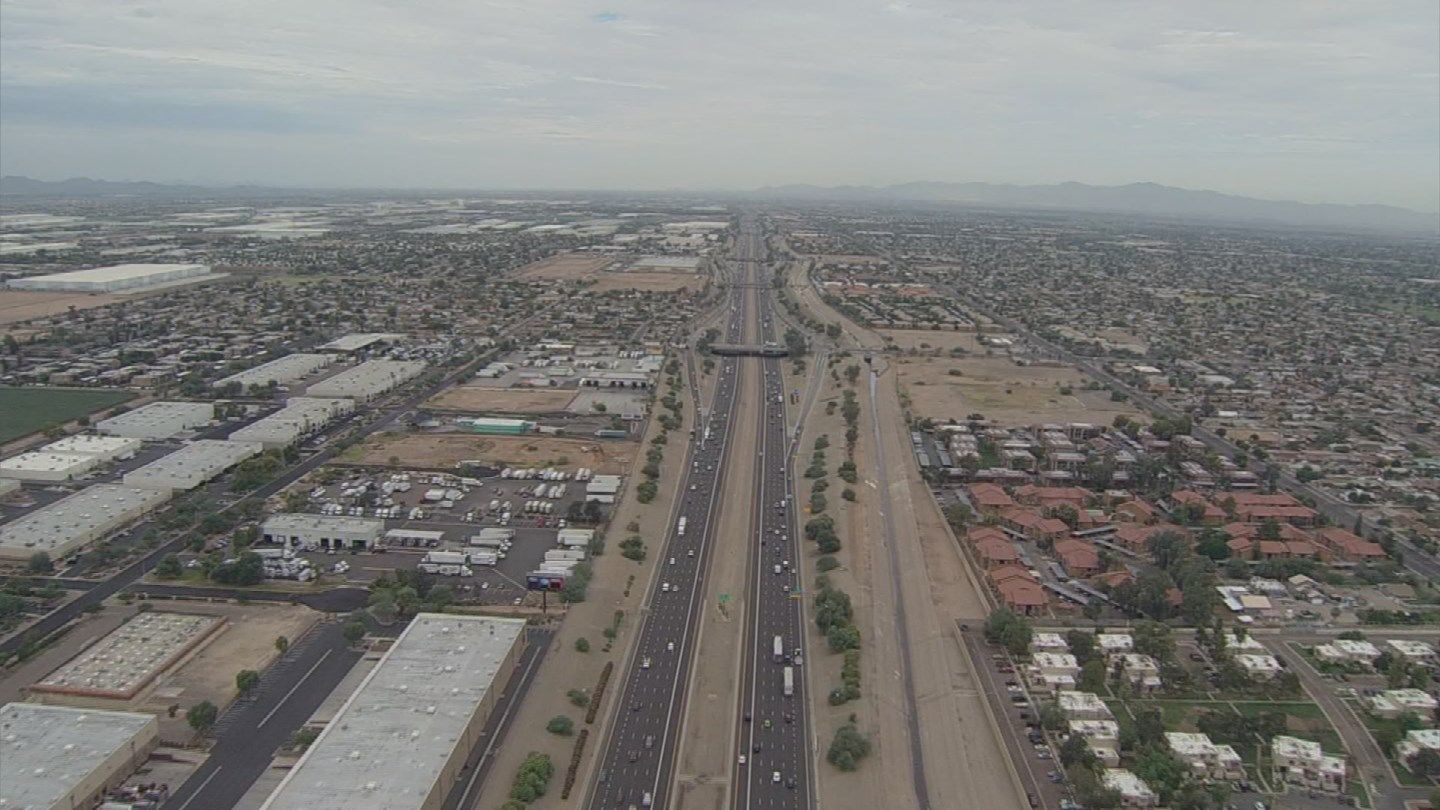 Up to 120,000 vehicles travel this busy corridor every day. (Source: KPHO/KTVK)
