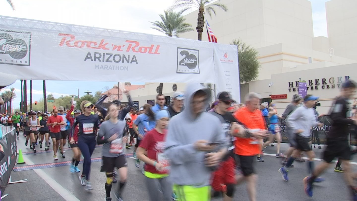 20,000+ participate in Rock 'n' Roll Arizona Marathon 3TV CBS 5